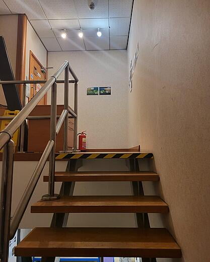 Second set of stairs